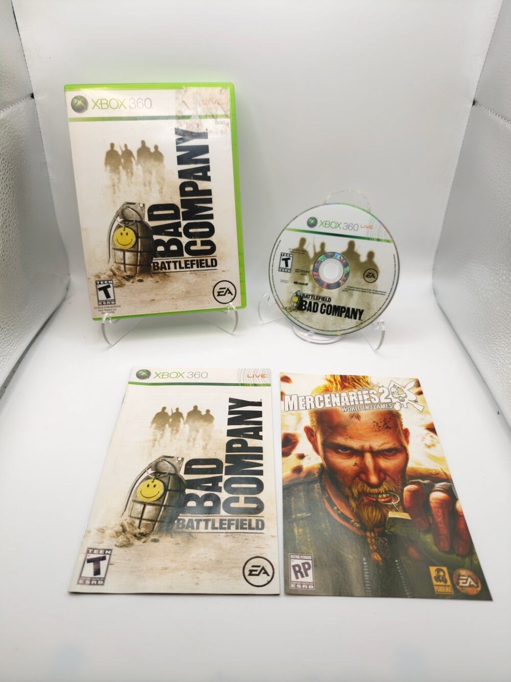 Battlefield Bad Company Xbox 360 CIB Manual